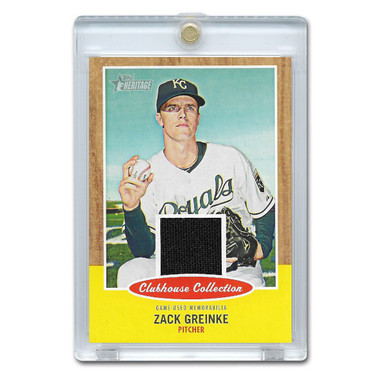 Zack Greinke 2007 Topps Heritage Clubhouse Collection Relic # CCZG