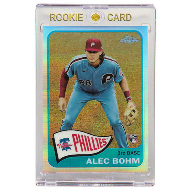 Alec Bohm Philadelphia Phillies 2021 Topps Chrome 1965 Refractor # 38 Rookie Card
