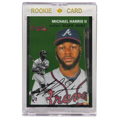 Michael Harris II Atlanta Braves 2023 Topps Chrome Platinum Anniversary # 450 Rookie Card