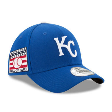 Men’s New Era Kansas City Royals Baseball Hall of Fame Logo 39THIRTY Royal Flex Fit Cap