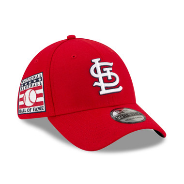 Men’s New Era St. Louis Cardinals Baseball Hall of Fame Logo 39THIRTY Red Flex Fit Cap