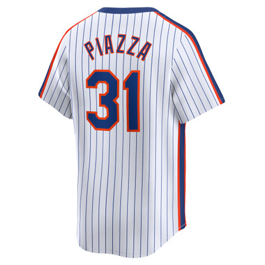 Men’s Mike Piazza Nike Vapor Premier Limited New York Mets Home Replica Jersey