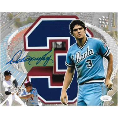 Dale Murphy Autographed Career Collage 8x10 Photograph (JSA)