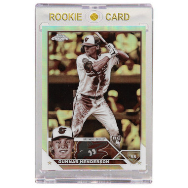 Gunnar Henderson Baltimore Orioles 2023 Topps Chrome Sepia Refractor # 2 Rookie Card