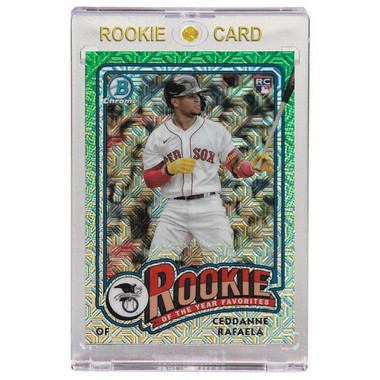 Ceddanne Rafaela Boston Red Sox 2024 Bowman Chrome Mega Rookie of the Year Favorite # 5 Rookie Card