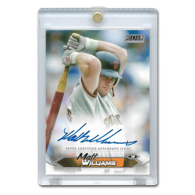 Matt Williams Autographed Card 2024 Stadium Club # SCBA-MW1