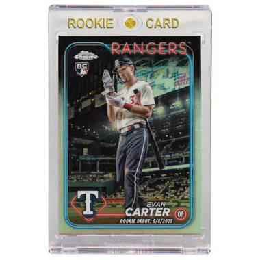 Evan Carter Texas Rangers 2024 Topps Chrome Update # USC199