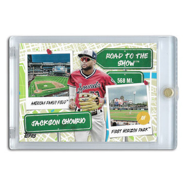 Jackson Chourio 2024 Topps Pro Debut Road to the Show # 4 Pre-Rookie Card