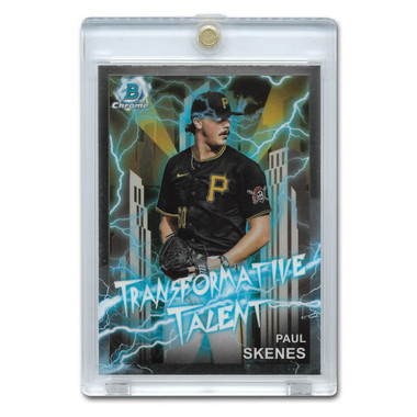 Paul Skenes Pittsburgh Pirates 2024 Bowman Chrome Transformative Talent # 20 Pre-Rookie Card