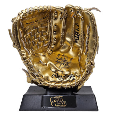 Ichiro Suzuki Autographed Rawlings Mini Gold Glove Award (HOF)