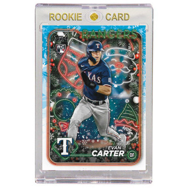 Evan Carter Texas Rangers 2024 Topps Chrome # 136 Rookie Card