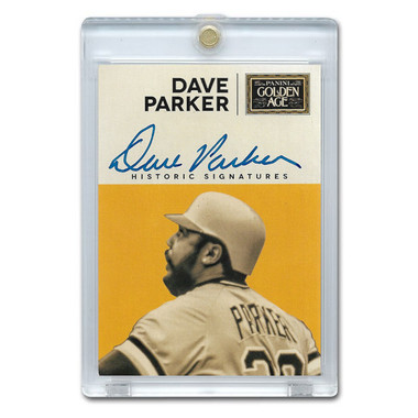 Dave Parker Autographed Card 2013 Panini Golden Age Historic Signatures # PRK