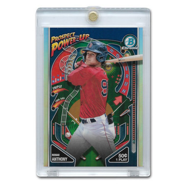 Roman Anthony 2024 Bowman Chrome Prospect Power-Up # 13 Pre-Rookie Card