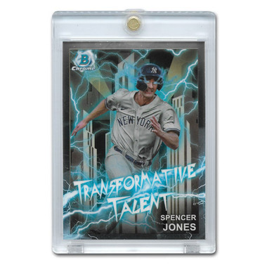 Spencer Jones 2024 Bowman Chrome Transformative Talent # 16 Pre-Rookie Card