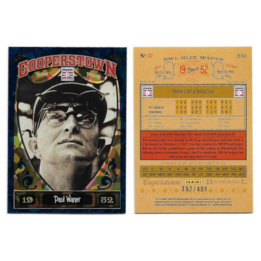 Paul Waner 2013 Panini Cooperstown Blue Crystal # 27 Ltd Ed of 499