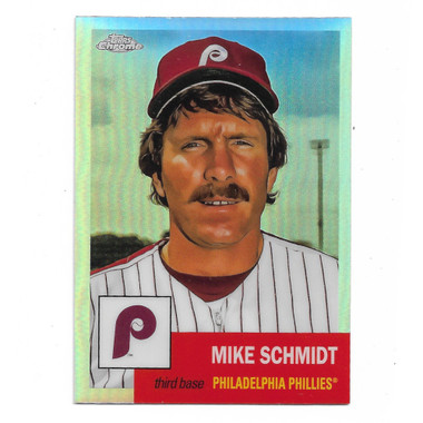 Mike Schmidt 2022 Topps Chrome Platinum Anniversary Refractor # 401