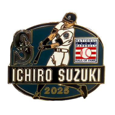Ichiro Suzuki Seattle Mariners Hall of Fame Class of 2025 Collector’s Pin