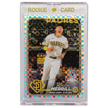 Jackson Merrill San Diego Padres 2024 Topps Chrome Update X-Fractor # USC57 Rookie Card