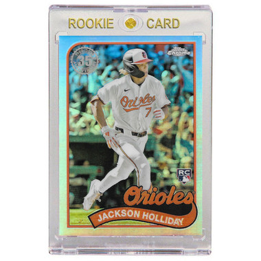 Jackson Holliday Baltimore Orioles 2024 Topps Chrome Update 35th # 89CU3 Rookie Card