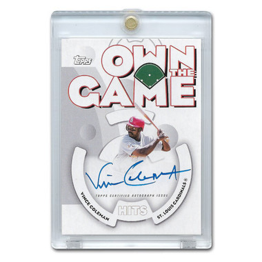 Vince Coleman Autographed Card 2024 Topps Archives Own The Game # 06OGA-VC