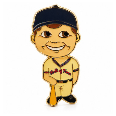 Baseball Hall of Fame Bobblehead Pin