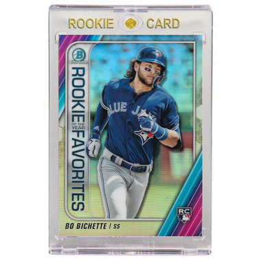 Bo Bichette Toronto Blue Jays 2020 Bowman Chrome Rookie of the Year Favorite # BB Rookie Card