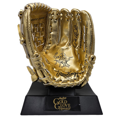 Derek Jeter Autographed Rawlings Mini Gold Glove Award (MLB)