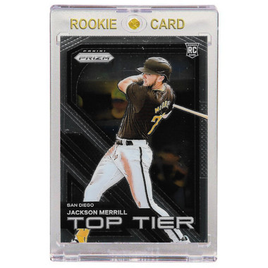 Jackson Merrill San Diego Padres 2024 Panini Prizm Top Tier # 3 Rookie Card