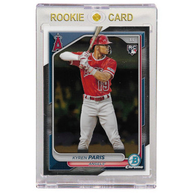 Kyren Paris Los Angeles Angels 2024 Bowman Chrome # 64 Rookie Card