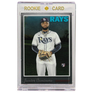 Junior Caminero Tampa Bay Rays 2024 Topps Chrome Lids Exclusive # 17 Rookie Card