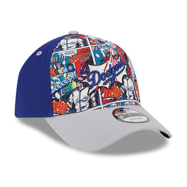 New Era Los Angeles Dodgers Diamond Hero Comic Edition 9FORTY A-Frame Snapback Adjustable Cap