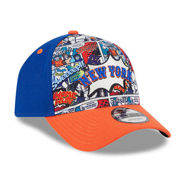 New Era New York Mets Diamond Hero Comic Edition 9FORTY A-Frame Snapback Adjustable Cap