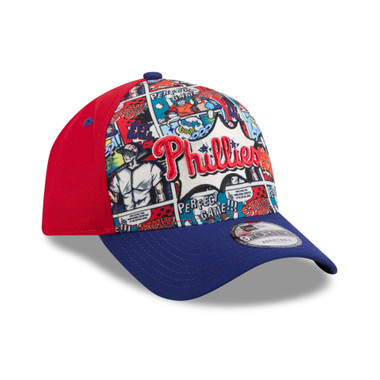 New Era Philadelphia Phillies Diamond Hero Comic Edition 9FORTY A-Frame Snapback Adjustable Cap