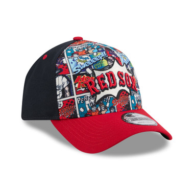 New Era Boston Red Sox Diamond Hero Comic Edition 9FORTY A-Frame Snapback Adjustable Cap