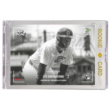 Pete Crow-Armstrong Chicago Cubs 2024 Topps Black & White Rookie Resolution # 15 Rookie Card