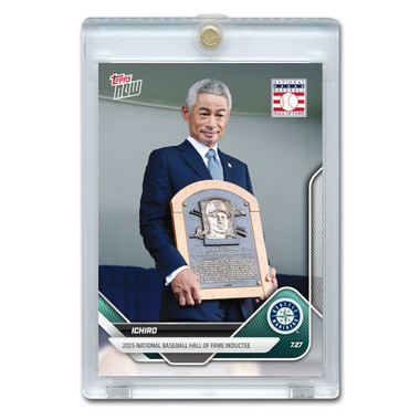 Ichiro Suzuki Hall of Fame Induction 2025 Topps Now Card # 474 Ltd Ed of 11,993