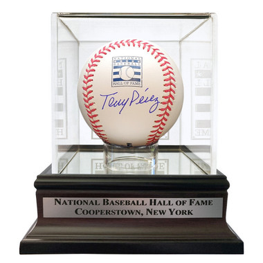 Tony Perez Autographed Hall of Fame Logo Baseball with HOF Case (Beckett)