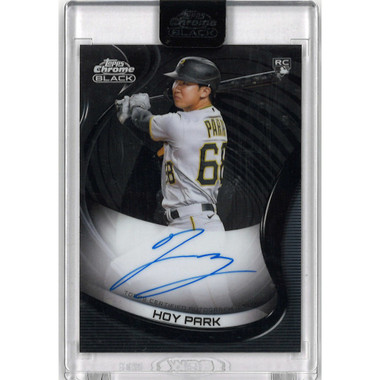 Hoy Park Autographed Card 2022 Topps Chrome Black # CBA-HP Rookie Card