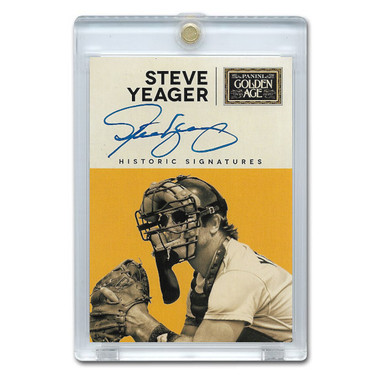 Steve Yeager Autographed Card 2012 Panini Golden Age Historic Signatures # STV