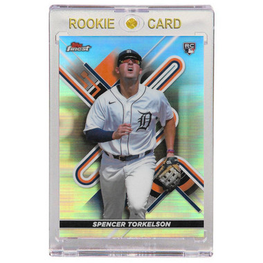 Spencer Torkelson Detroit Tigers 2022 Topps Finest Refractor # 84 Rookie Card