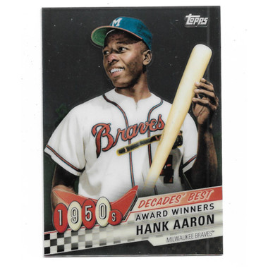 Hank Aaron 2020 Topps Decade's Best # 4