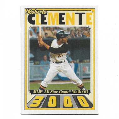 Roberto Clemente 2021 Topps Heritage Clemente 3000 # C3K6
