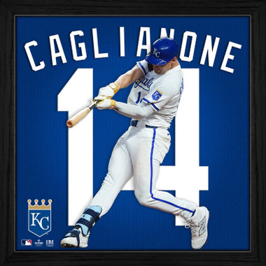 Highland Mint Jac Caglianone Kansas City Royals 13 x 13 Impact Jersey Framed Print