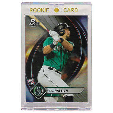 Cal Raleigh Seattle Mariners 2022 Bowman Platinum # 83 Rookie Card