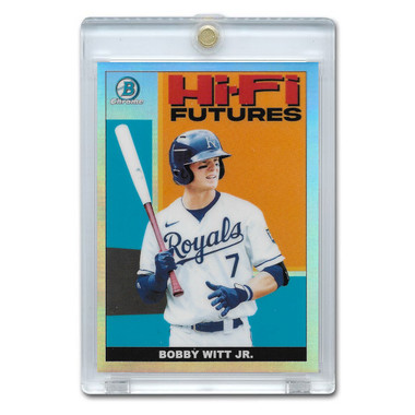 Bobby Witt Jr. 2022 Bowman Chrome Hi-Fi Futures # 5 Pre-Rookie Card