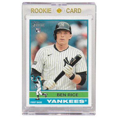 Ben Rice New York Yankees 2025 Topps Heritage # 406 Rookie Card