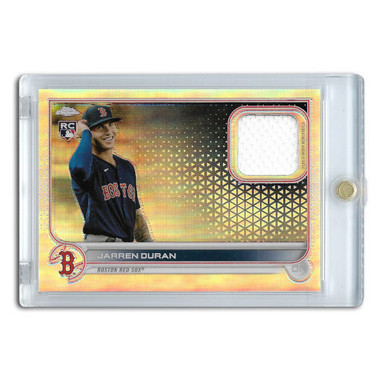 Jarren Duran 2022 Topps Chrome Rookie Relic # CRR-JD