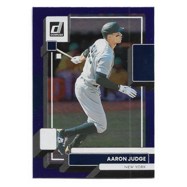 Aaron Judge 2022 Donruss Purple Holo # 173