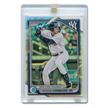 George Lombard Jr. 2024 Bowman Draft Chrome Refractor # BDC118 Pre-Rookie Card