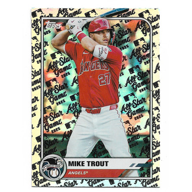 Mike Trout 2025 Topps All-Star Game Rainbow Foil # 1